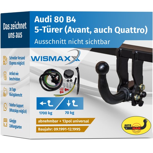 Anhängerkupplung abnehmbar - anhÄngerkupplung,